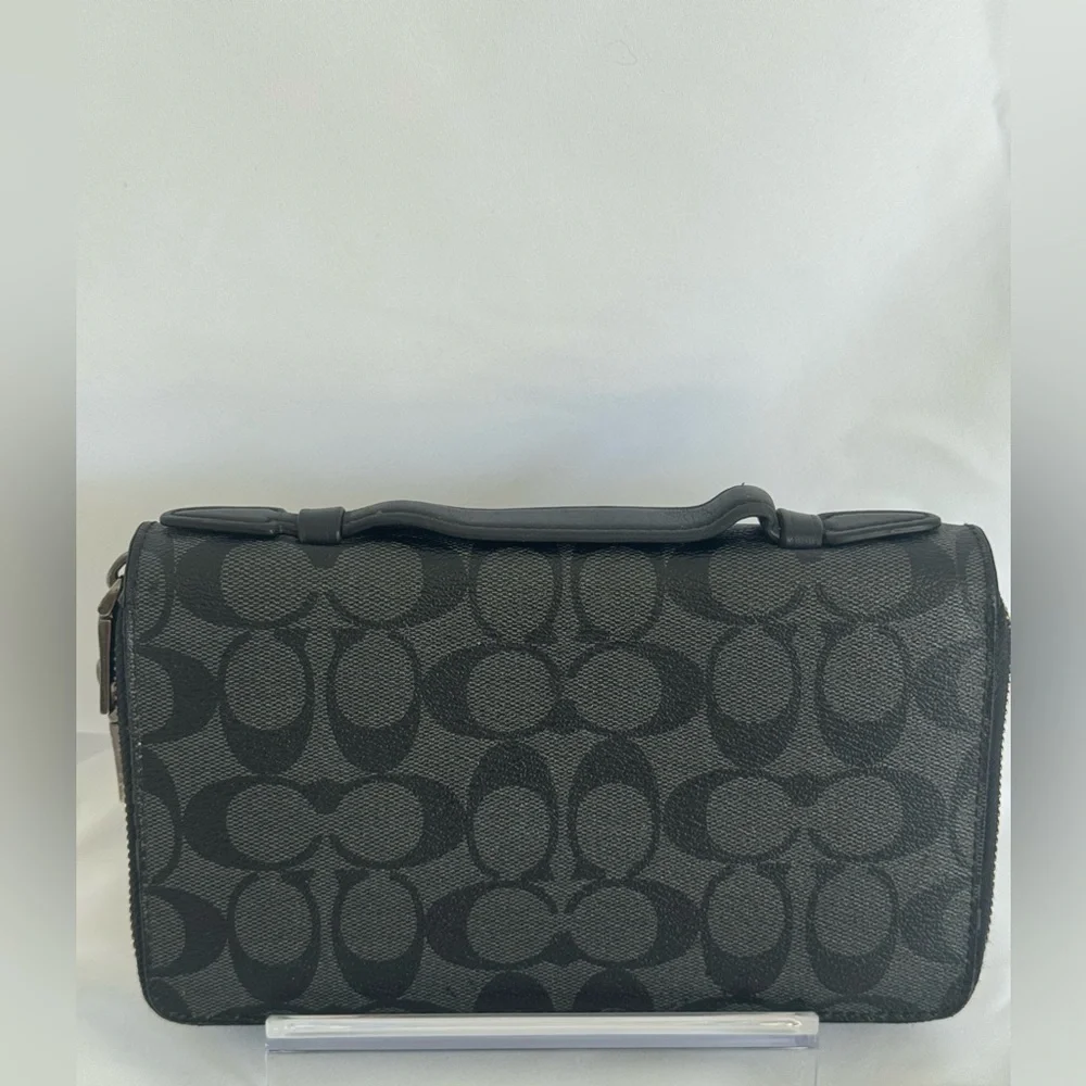Coach double zip